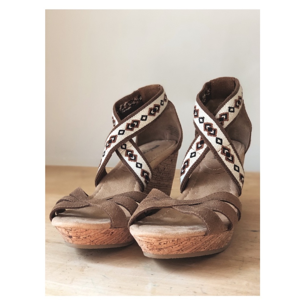 BOHO Minnetonka “Drew” Wedge Sandal | 9M